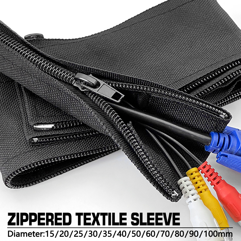 Cable Sleeve Neoprene - Capa Protetora de Cabos com Zíper