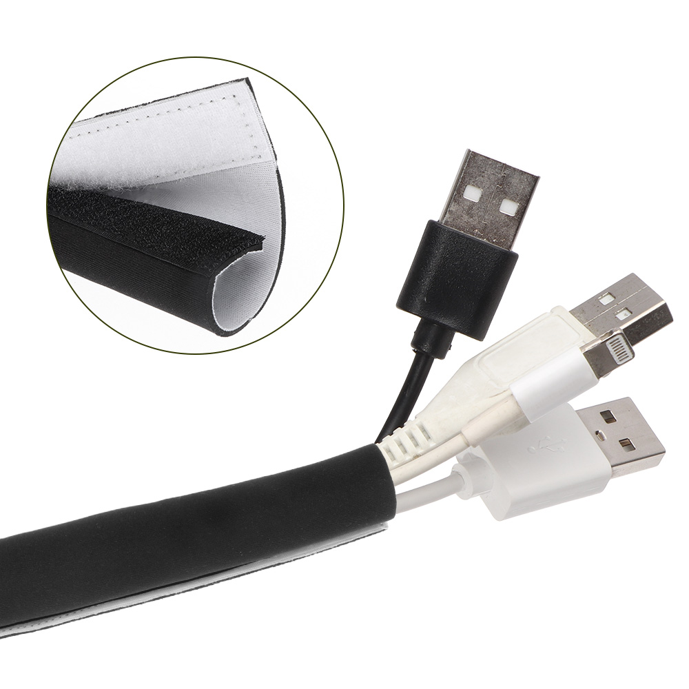 Cable Sleeve Neoprene - Mangas trançadas para organização de cabos,