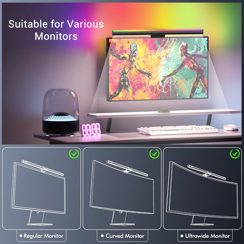 Barra de Luz para Monitor de C - Tech Table Accessories avaliação e preço