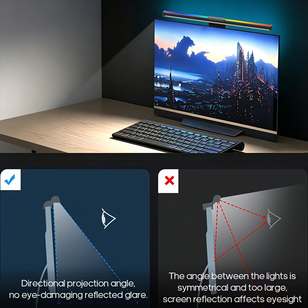 Barra de Luz LED RGB para Moni - Tech Table Accessories avaliação e preço